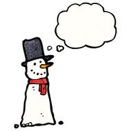 Cartoon Snowman N106