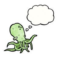 Cartoon Octopus N107