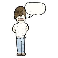cartoon fashionable teenager N2