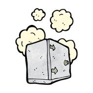 old cartoon safe N4