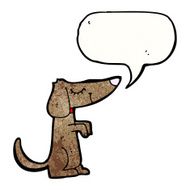 cartoon little dog N127