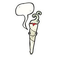 cartoon marijuana cigarette N18