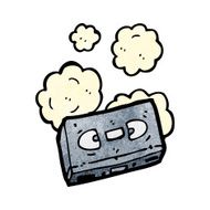 old video cassette cartoon N9