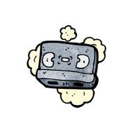 old video cassette cartoon N10
