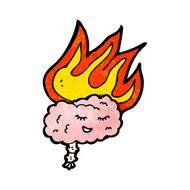 cartoon brain on fire N6