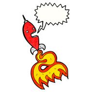 Cartoon Rocket N60