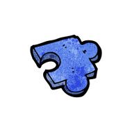 cartoon puzzle piece N10