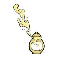 old clay honeypot cartoon N8