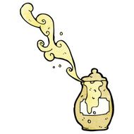 old clay honeypot cartoon N9