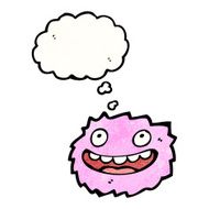 cartoon pink furry monster N2