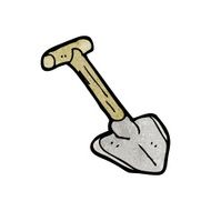 Cartoon Shovel N28