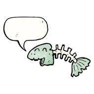 talking fish bones cartoon N2