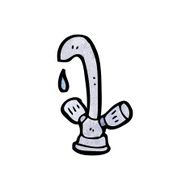 cartoon dripping faucet N9