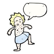 cartoon man in towel N25