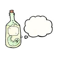 tequila bottle cartoon N4