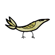 Cartoon Bird N423
