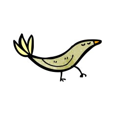 Cartoon Bird N429