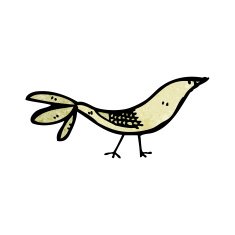 Cartoon Bird N431