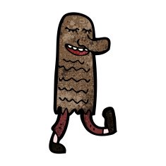 Cartoon Hairy Monster N29