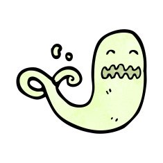 Cartoon Ghost N152