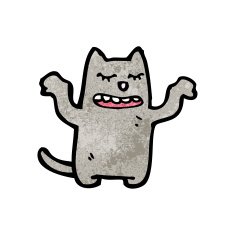 Cartoon Cat N285