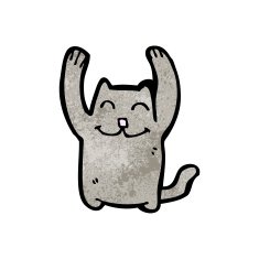 Cartoon Cat N286