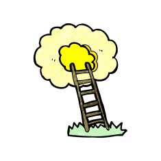 cartoon ladder to heaven N3