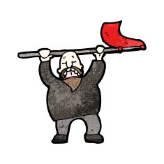cartoon protester man N3