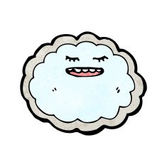 cloud with silver lining cartoon N4