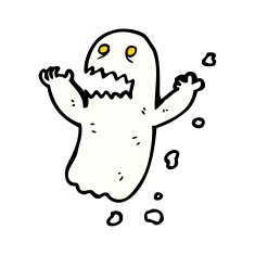 Cartoon Ghost N153