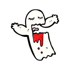 Cartoon Ghost N155