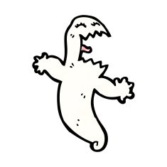 Cartoon Ghost N159