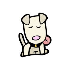 carton little dog N5