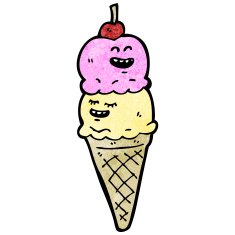 Cartoon Ice Cream N55