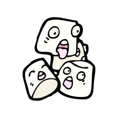 cartoon marshmallows N4