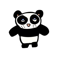 Cartoon Panda N14