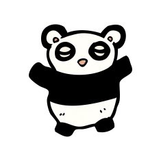 Cartoon Panda N15