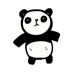 Cartoon Panda N16