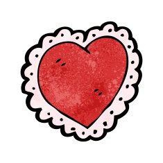 cartoon decorative heart N3