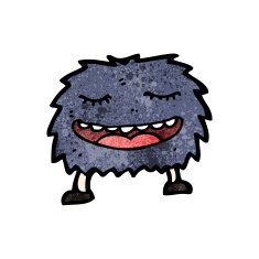 Cartoon monster N130