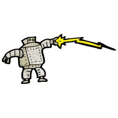 Cartoon Robot N323