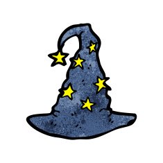 Cartoon Wizard Hat N8