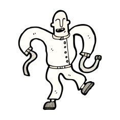 cartoon insane man N4