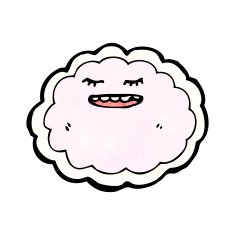 cloud cartoon character N36