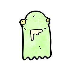 Cartoon Ghost N165