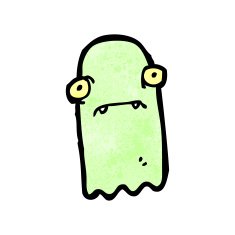 Cartoon Ghost N168