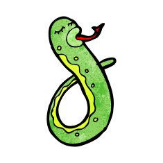 Cartoon Snake N217