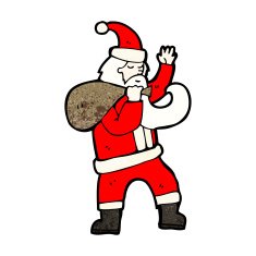 Cartoon Santa Claus N378