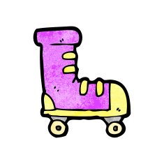 cartoon roller boot N8
