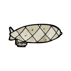 cartoon zeppelin N4